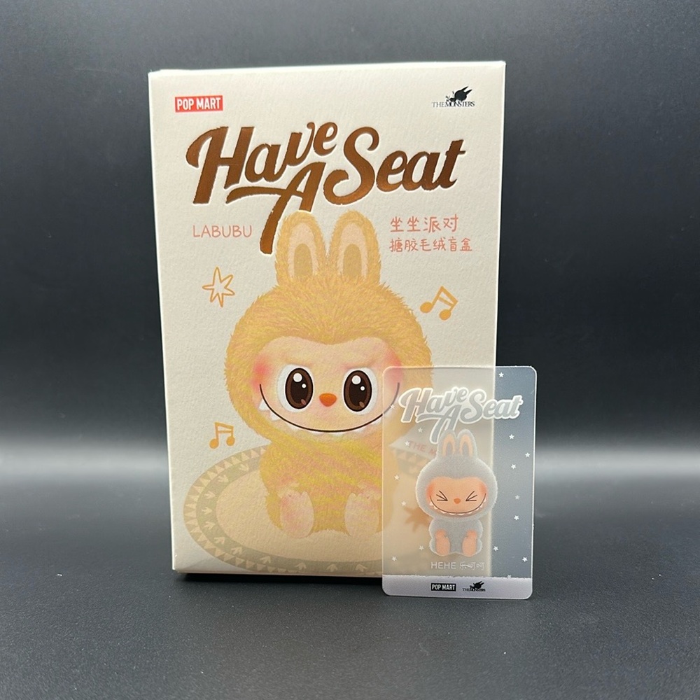 Hehe Labubu Have a Seat Plushie